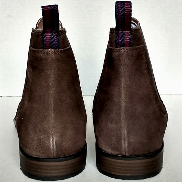New w/Box Ben Sherman Genuine Suede Chelsea Pull-On Ankle Dress Boots 10.5 & 11 - Picture 8 of 10